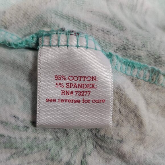 Summer Spring Pineapple Heart Teal Dress - Picture 8 of 9